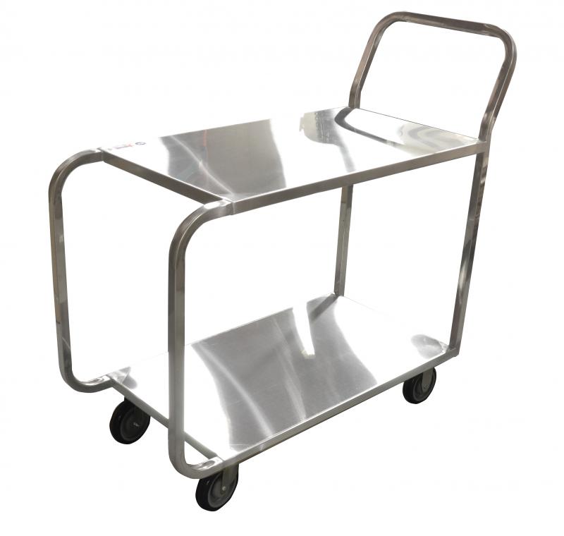 Solid Top Welded Stainless Steel Stock Cart 1 Solid Top Welded Stainless Steel Stock Cart